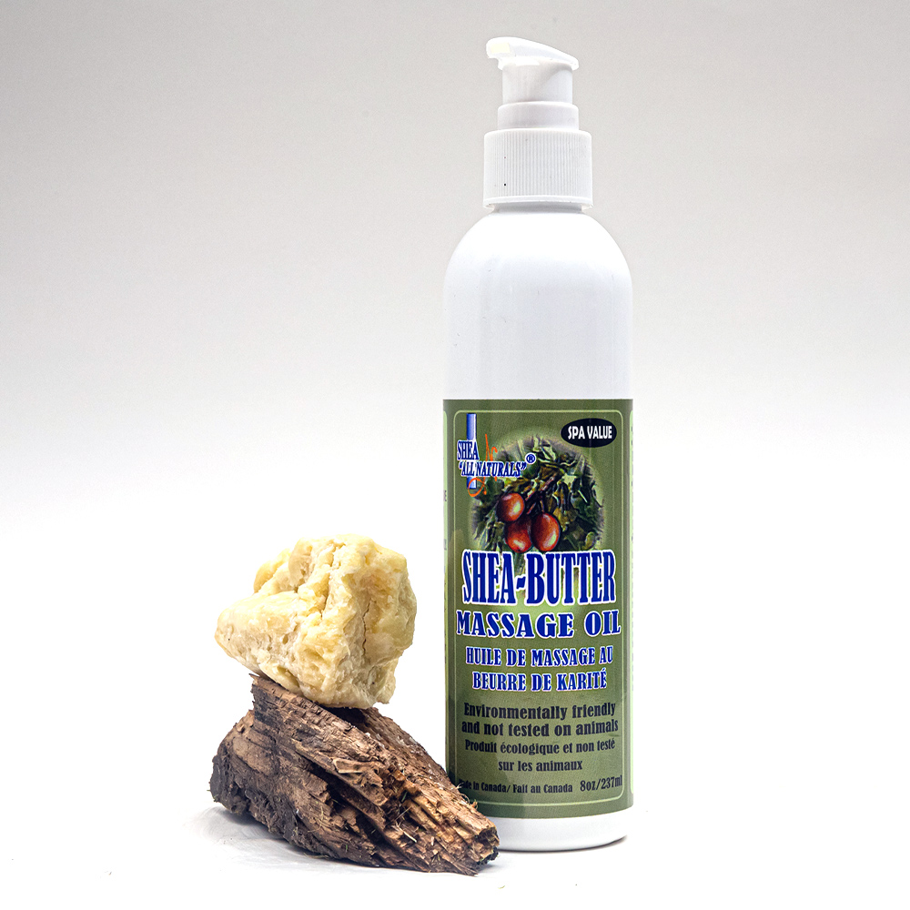 Shea Butter Massage Oil All Naturals Cosmetics